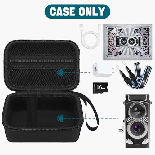 Funda rígida para cámara digital vintage CHUZHAO miniatura 3