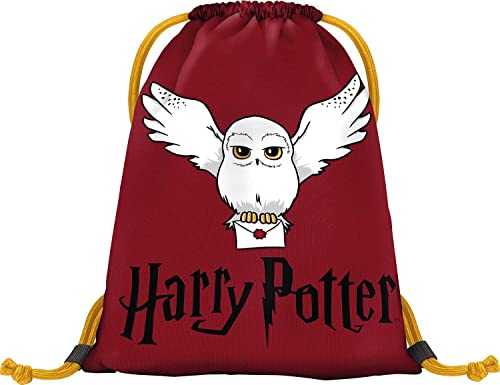 Baagl Turnbeutel Kindergarten Sportbeutel für Jungen Mädchen Turnsackerl Kinder Sport Beutel Schuhbeutel Sportsack (Harry Potter - Hedwig)