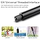 120CM Bastone Selfie Stick Supporto per Selfie Invisibile in Alluminio, Bastone Telecopico fino per Action Camera e Microfoni, Insta X3 X4 Hero