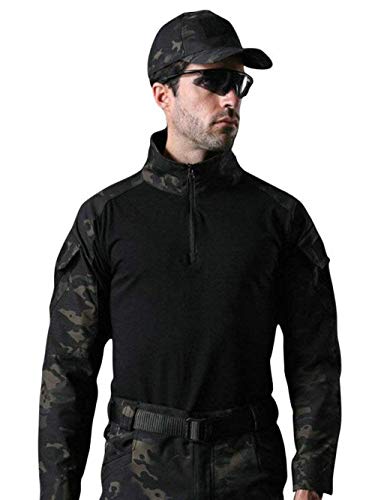 image for ANTARCTICA Mens Long Sleeve Tactical Shirt T-Shirt Men's Military Rapi