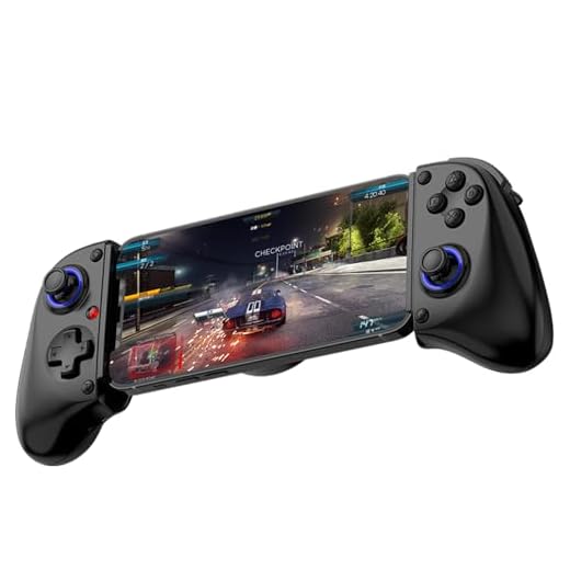 Bluetooth Mobile Game Controller for Nintendo Switch 2 & iOS & Android & Tablets, Wireless Gamepad Grip with Hall Effect Trigger Joystick, Ergonomic Phone Controller for iPhone, iPad Pro, Samsung