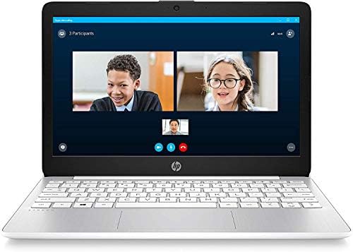 HP Stream 11.6-inch HD Laptop, Intel Celeron N4000, 4 GB RAM, 32 GB eMMC, Windows 10 Home in S Mode with Office 365 Personal for 1 Year (11-ak0020nr, Diamond White)