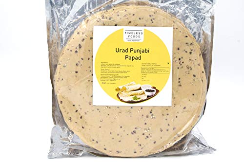 Image of Timeless Food Urad Punjabi Papad 800g | Urad Masala Papad | Authentic & Crunchy Snack | Pack of 1