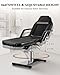 Tythical Hydraulic Tattoo Facial Chair for Client, Adjust Height Lash Artist Tattoo Esthetician Bed with 360° Swivel, Spa Eyelash Chair with Removable Armrest for Beauty Shop Massage Equipment