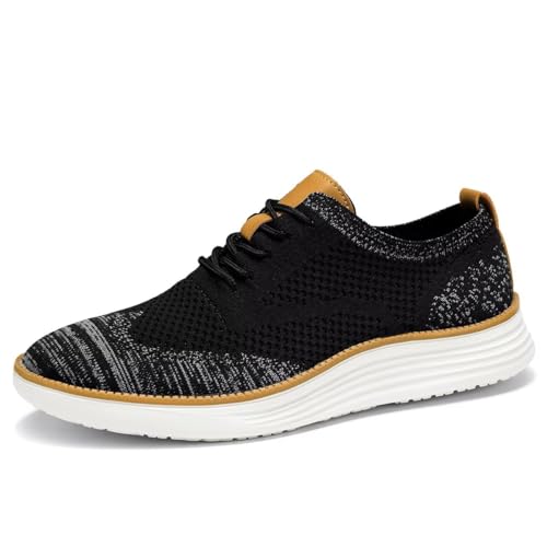 Men's Fashion Dress Sneakers Casual Walking Shoes Mesh Classic Leisure Business Oxfords Comfortable Breathable Lightweight Tennis2