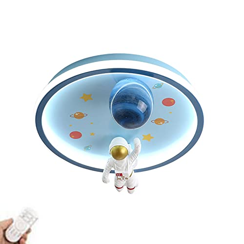 Plafonnier LED planete et astronaute pour chambre enfant et salon