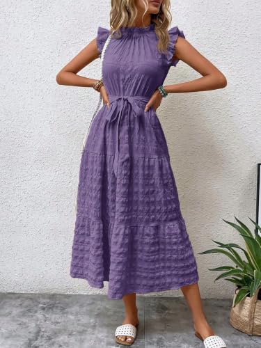 Robe longue d'été fluide et légère pour camoufler les complexes - 4