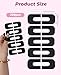 Geyynow 200PCS Nail Polish Protector for Fingers, Nail Tape for Painting Nails, U Shape Peel Off Finger Guards Barrier Stickers