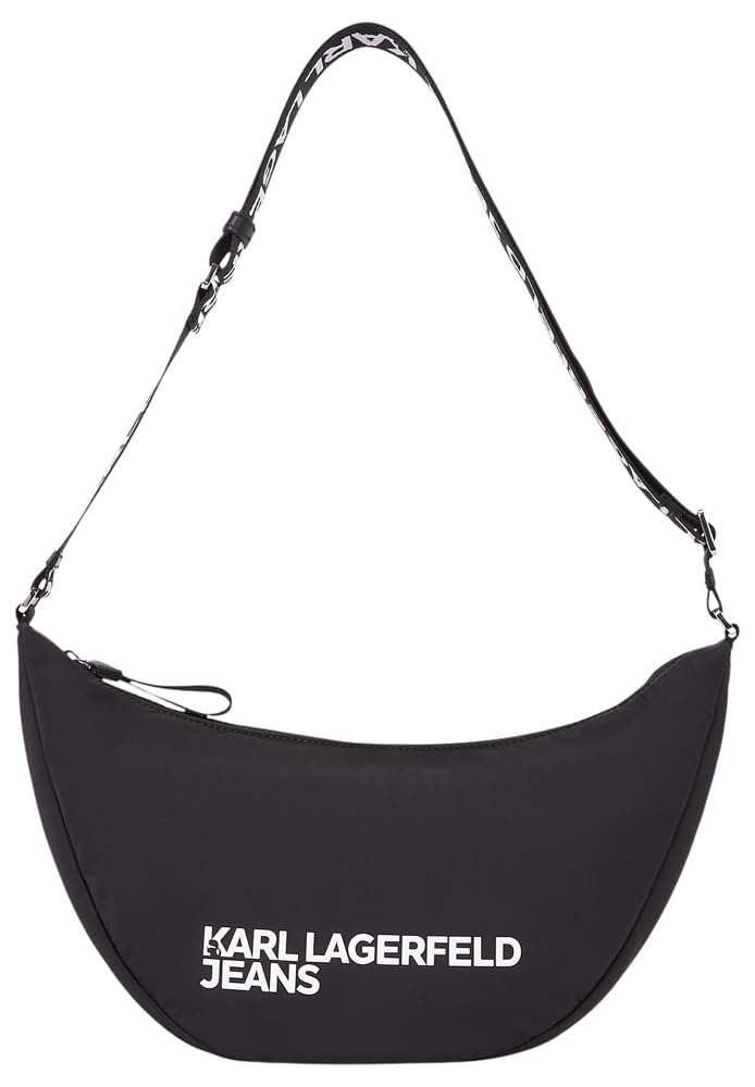 Karl Lagerfeld Jeans Damen Essential Nylon Sling Bag Black One size
