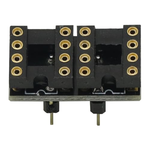 Adaptador de amplificador operacional DIP8 placa dorada 2 unidades miniatura 5
