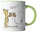 Produktbild vanVerden Tasse - Hamsterkäufe Klopapier und Nudeln Corona-Virus 2020 COVID-19 - beidseitig Bedruckt - Geschenk Idee Kaffeetassen mit Spruch, Tassenfarbe:Weiß/Grün