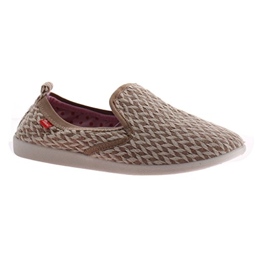 Dimmi Womens Push Flat Shoes, Taupe - 10M