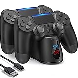 PS4 Controller Charger Charging Station for Playstation 4, PS4 Charger Dock Wireless Remote Charger Compatible with Dualshock 4 Controller, Stable PS4 Charger Dock for Dualshock 4 Controller Charging