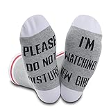 2PAIRS Inspired Gift TV Show Gift Novelty Socks for Man Woman (Watching New)
