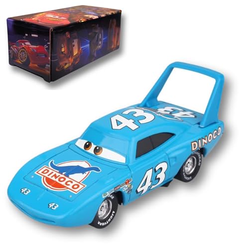 HOMETEAM SP Die-Casting Racers Toy Cars, Safety Alloy Material for Childs, Beauty Color Box Packaging for Your Son Birthday, Inspired by Favorite Characters, Gift for 3+ Years Old (The King)