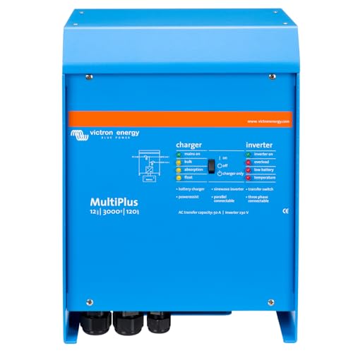 Image of Victron Energy MultiPlus 230V 3000VA 12-Volt Pure Sine Wave Inverter 120 amp Battery Charger, 50 amp Transfer Switch