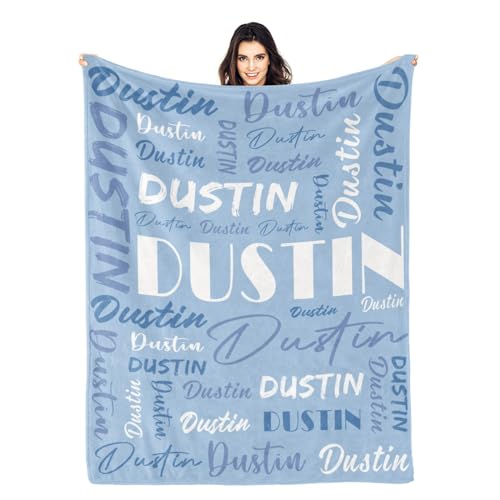 Personalized Blankets for Kids with Names Customized Blankets with Name for Adult Custom Blanket Gift for Birthday Christmas Valentines Day Gift