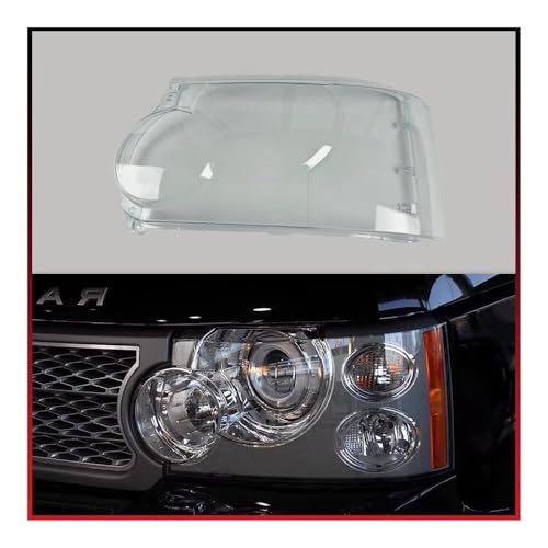 Lentille phare avant pour Range Rover 2005-2009 cache en polycarbonate