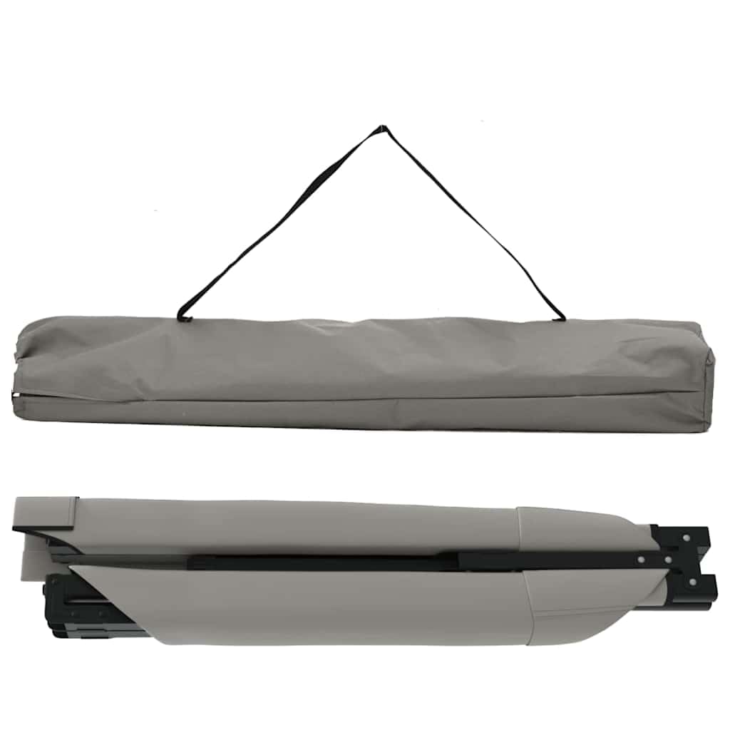 INLIFE Klapp Schlafbett fürs Camping Grau Ox Stoff,Sportartikel,Outdoor-Aktivitäten,Camping & Wandern,Camping-Möbel,Feldbetten,Grau,29.75 KG,42003177