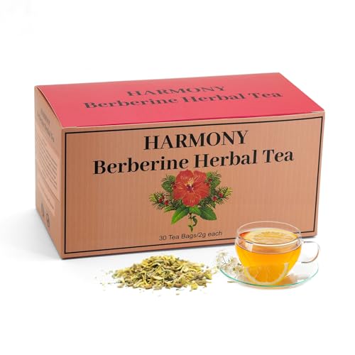 Rybelsus Vs Victoza: Oral Semaglutide Vs Liraglutide 16 Harmony Berberine Tea | Pack Of 1 (30 Tea Bags) | 100% Natural | For Weight Management | Digestive & Immune Support | Promotes Healthy Metabolism | Herbal Tea | Non-GMO, Caffeine-Free