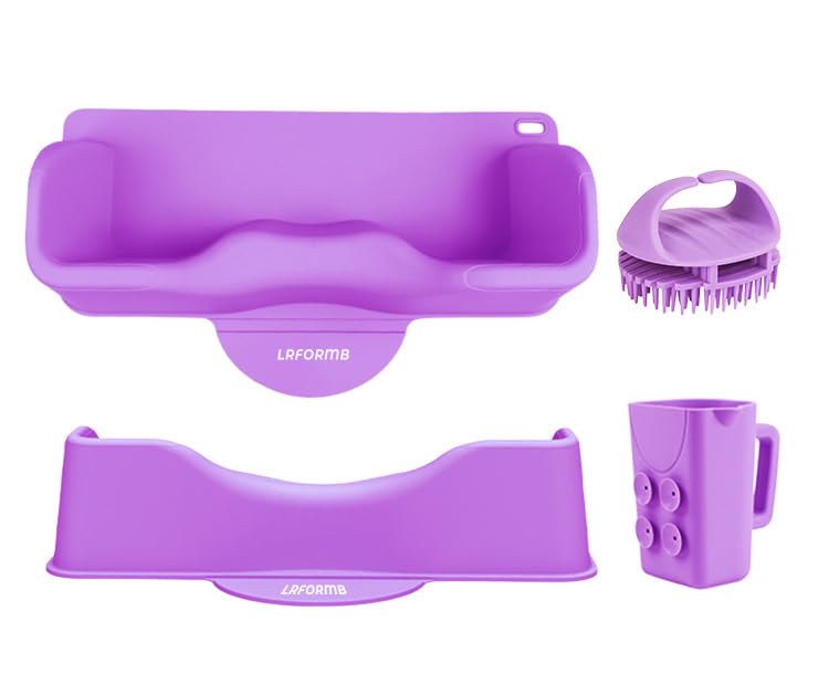 LRFORMB Hair Washing Station Portable Shampoo Bowl with Neck Support