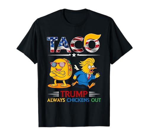 O divertido taco de Trump Trump sempre dá a camisa covarde