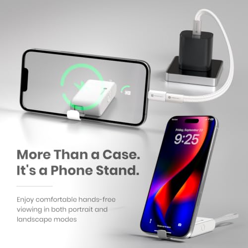 Image of Portronics Snapcase Ultra Multifunctional 8-in-1 Cable & tool Kit, 60W Fast Charging, USB-A, Type-C to Type C, 8-Pin & Micro Adapters, SIM & Micro SD Holder, High-Speed Data transfer, White