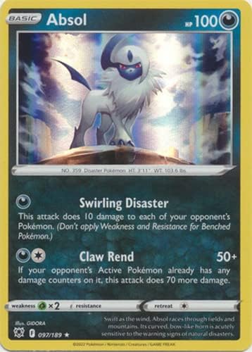 Absol - 097/189 - Holo Rare - Sword & Shield - Astral Radiance