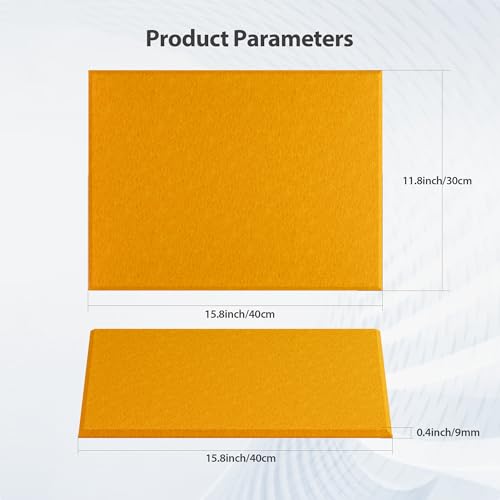 Image of 12 Pack Rectangle Acoustic Panels Self Adhesive Sound Proof Foam(Orange)