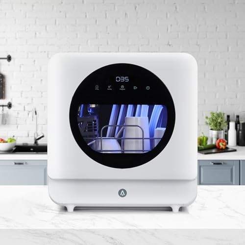 MOVECOM 10-Inch Countertop Dishwasher