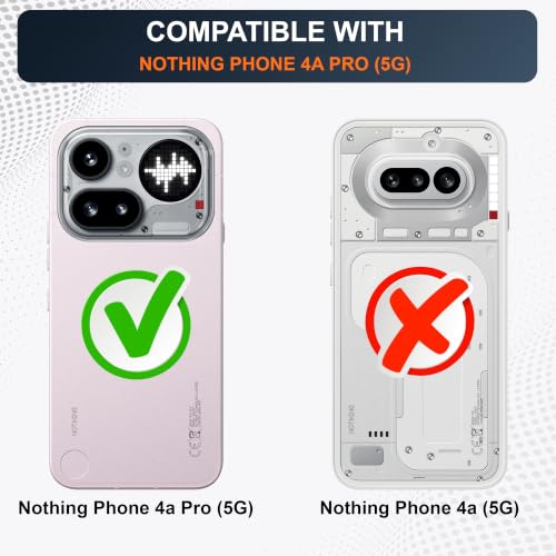 Image of CEDO Cover for Nothing Phone 4a Pro (5G) | Camera Protection Shockproof Bumper-Edge | 360 Degree Protection Acrylic Crystal Clear TPU+PC | Transparent Back Case Backcover (Transparent)