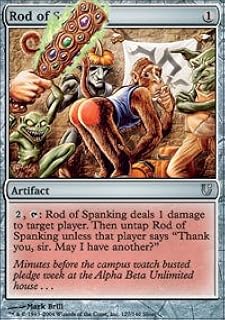 Magic The Gathering - Rod of Spanking - Unhinged