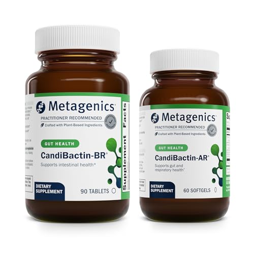 Metagenics Bundle - CandiBactin-BR (90 Tablets) & CandiBactin-AR ...