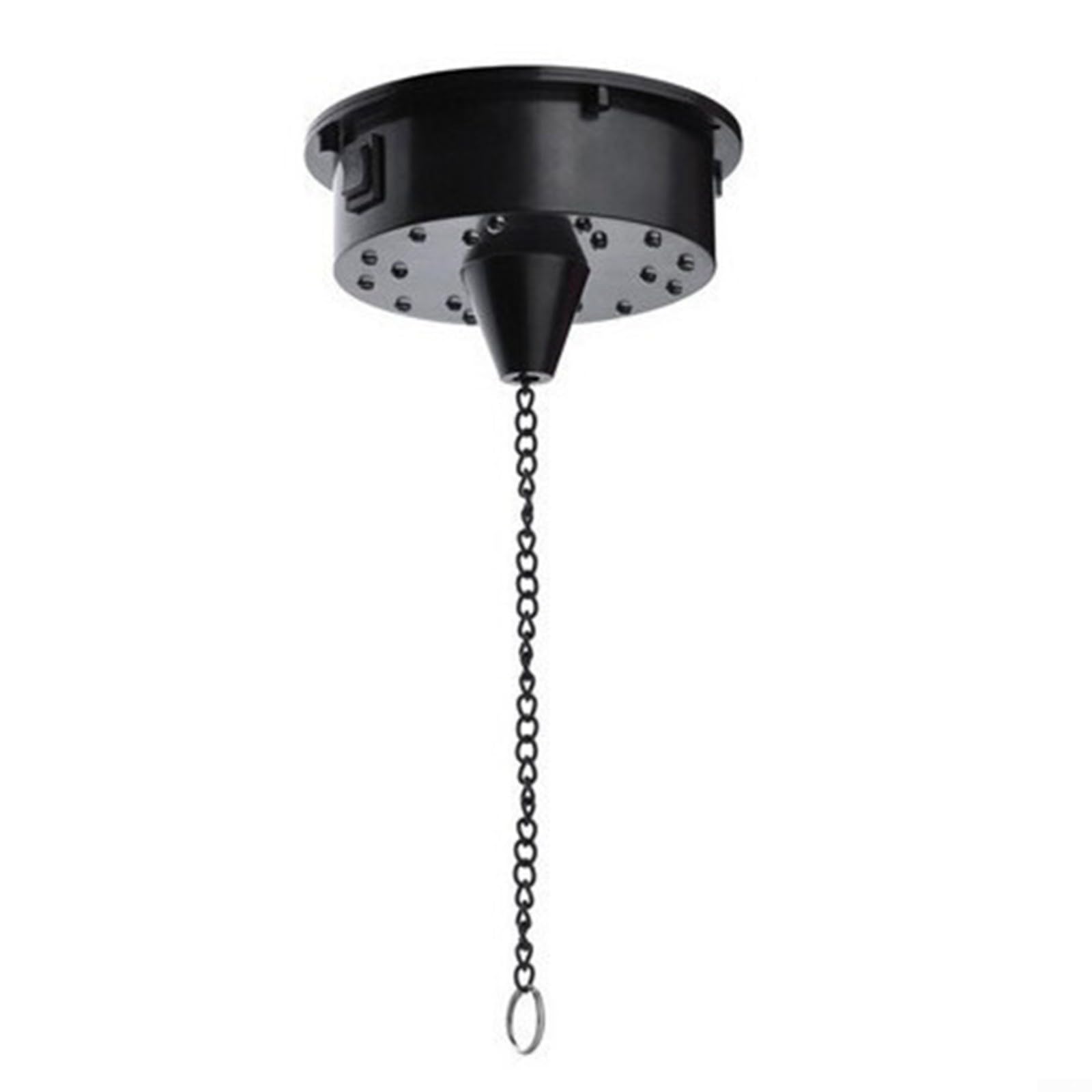 Motor de bola de discoteca, con control remoto, velocidad ajustable de 5 a 15 rpm, 4 luces LED de colores, para bolas de espejo de 6 a 15 pulgadas, escenario ABS para iluminación, para