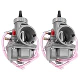Carbman 2 Pcs Compatible with Mikuni VM32 Carburetor For Honda CB350 CB350G CB360G CB360T CL350 1968-1973 Carb
