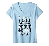Photo Gallery donna loud and proud cheer mom | cheerleader maglietta con collo a v Photo Gallery donna loud and proud cheer mom | cheerleader maglietta con collo a v