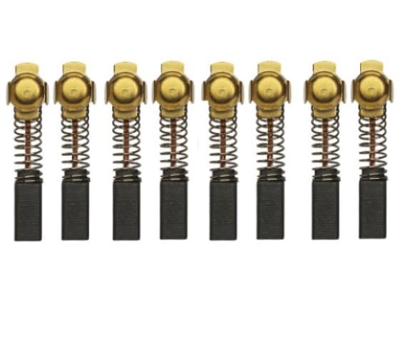 SPORTARC Cepillos de carbón para herramientas eléctricas, cepillos de motor de repuesto para DWP849 y DWP849XD, paquete de 8, 7 x 10 x 14,5 mm, carbono y metal