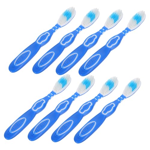 Didiseaon 10 piezas Cepillos de Dientes Cortos con Mango Suave para Limpieza Prisiones y Entornos Especiales Diseño Compacto y Cómodo para Transporte Fácil