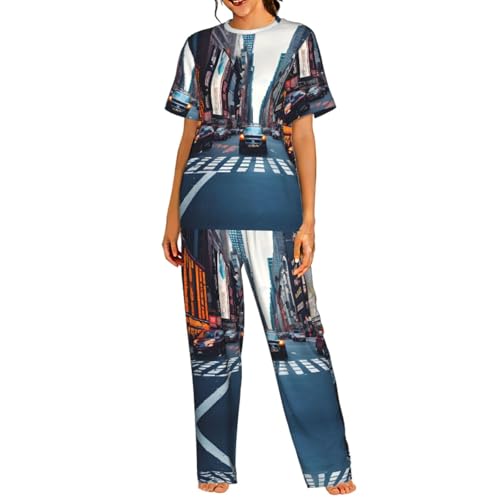 Pyjama confortable femme New York : fini les vêtements serrés pour dormir et chiller