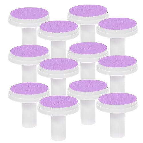 Homoyoyo Baby Nail Grinders Replacement Parts 12 Pack Nail File Pads Trimmer Heads for Infants