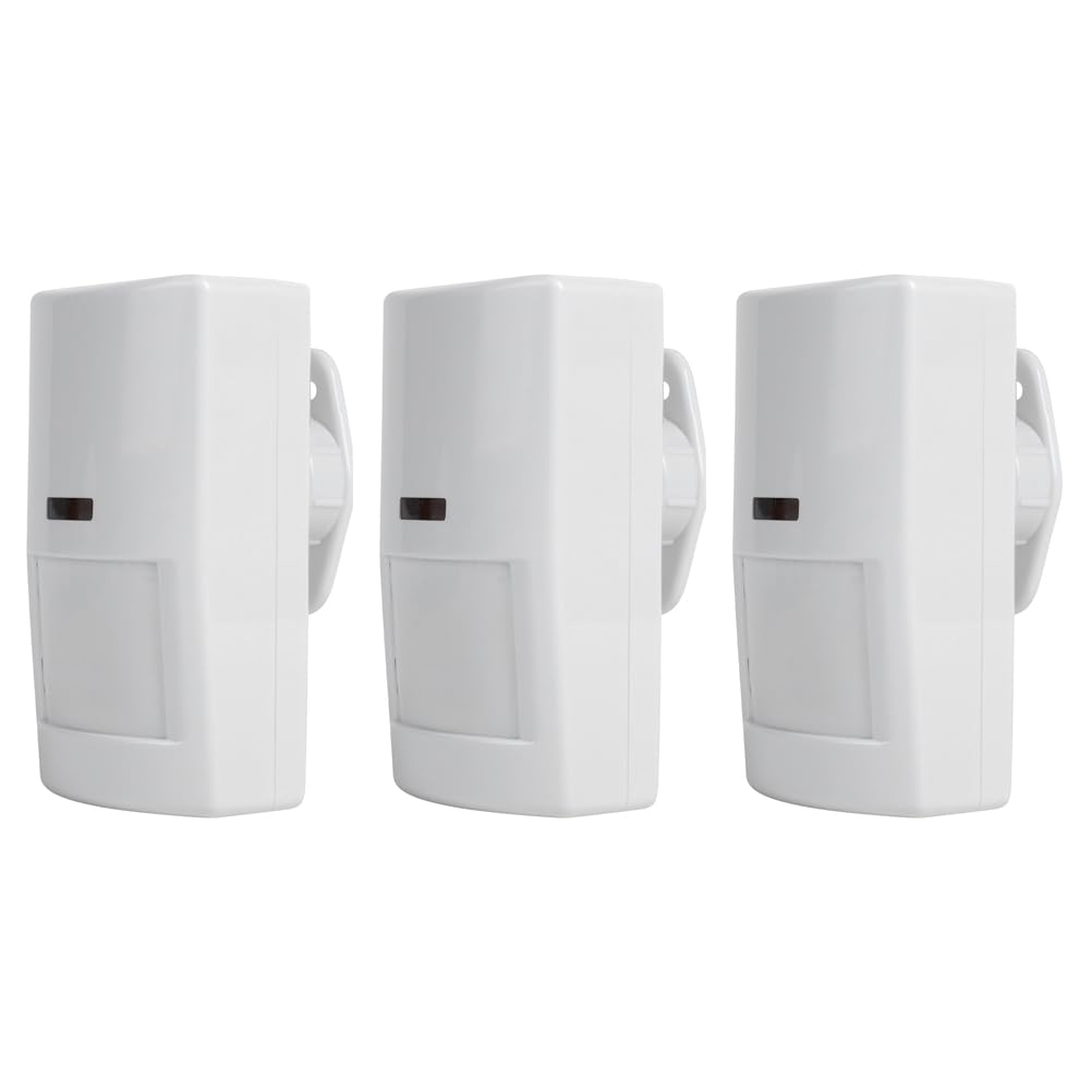 Système D'Alarme de Sécurité Domestique 3PCS Détecteur de Mouvement Infrarouge Passif PIR Câblé 12V Alarme Anti-Intrusion 20KG Résistant Aux Animaux de Compagnie
