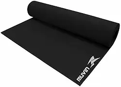 Tapete para Yoga em EVA Muvin Light - Tamanho 180cm x 50cm x 0,4cm - Indicado para iniciantes - Pilates, Estúdio Yoga, Ginástica e Treino (Preto)