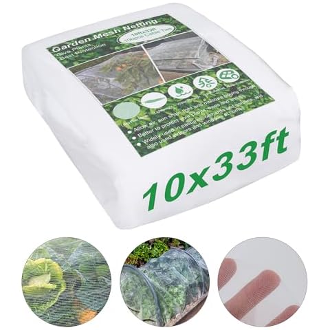 SPORTYOUTH 10x33 ft Garden Netting Cover