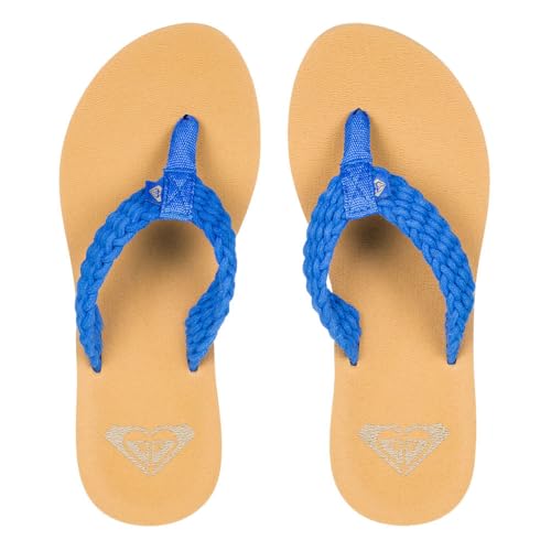 Image of Roxy Porto Women's Rope Strap Sandal, blue, 8 US