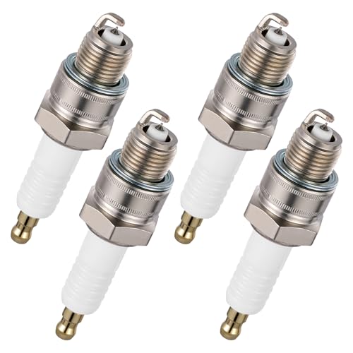 BDFHYK QL78YC Iridium Spark Plugs Compatible with Mercury Evinrude Johnson Mariner OMC Set of 4