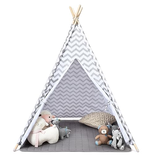 COSTWAY Tenda da Gioco Indiana per Bambini, Teepee...