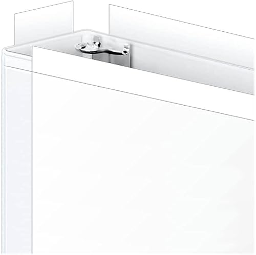 Vista 18 de TOPS Cardinal - Separador de páginas transparente, 11 x 17 pulgadas, capacidad 1 pulgada. Color blanca, Blanco