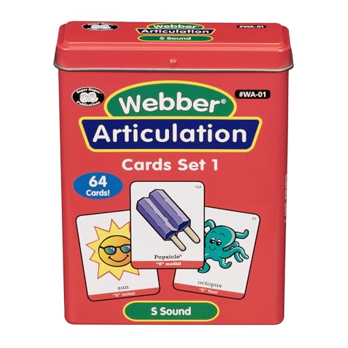 Super Duper Publications | Articulation S Sound Fun Deck | Vocabulary and Language Development Flash Cards | Educational Learning Materials for Children
