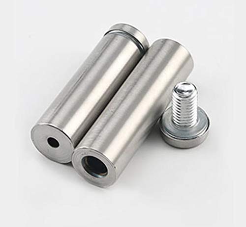 YDT GROUPS Pack of 2 Piece, Stainless Steel Glass Stud/Spacer/Standoff/fasner Size 25mm*75mm / 1" inch*3inch Heavy Duty SS Glossy-picture-25