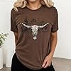 Women's Vintage T-Shirt Back to The Gypsy That I Was Graphic Music T-Shirts Shirt Rock Band Tops Blouse, brown, XXL #1